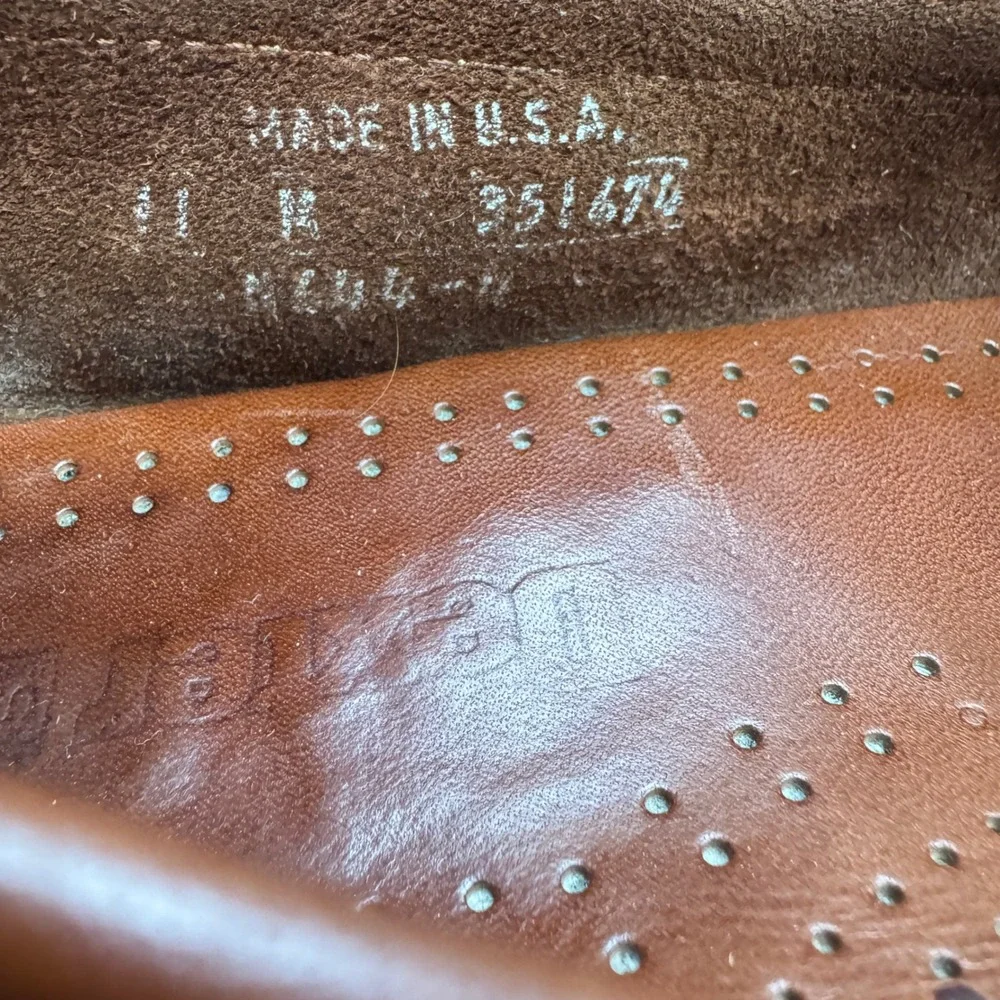Dexter Tassel Loafers Men Size 11 Brown Leather Made In USA‎ Classic Ivy Preppy